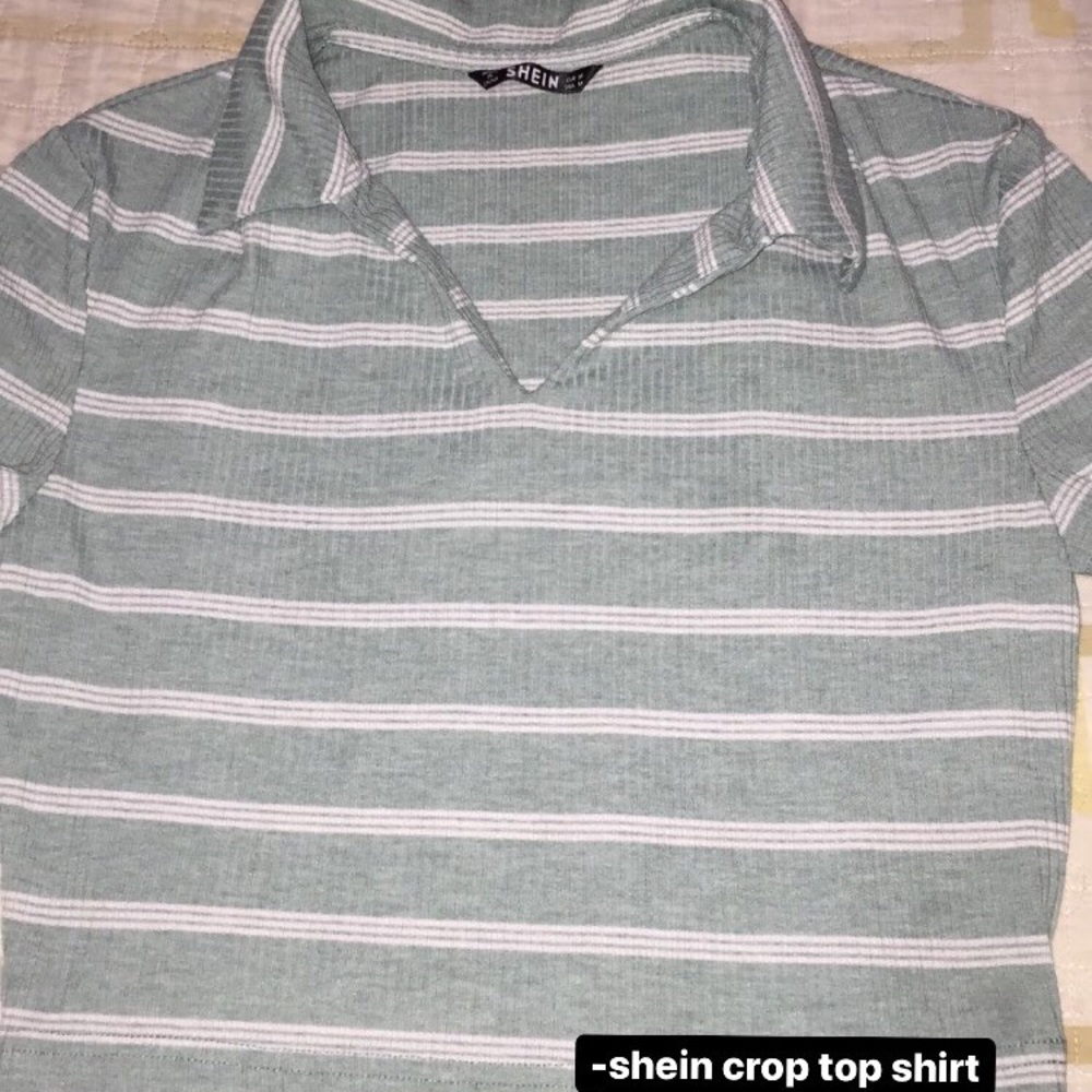 Shein crop top shirt🤩